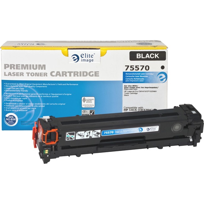 Elite Image Remanufactured Toner Cartridge - Alternative for HP 128A (CE320A)