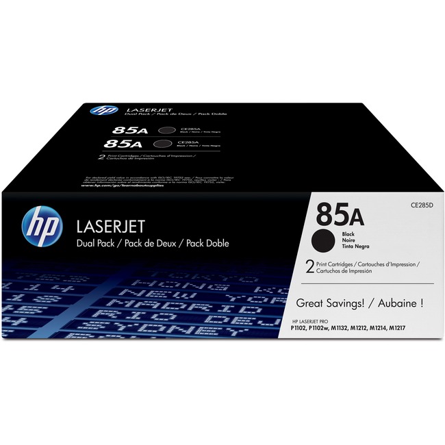 HP 85A Original Toner Cartridge - Dual Pack