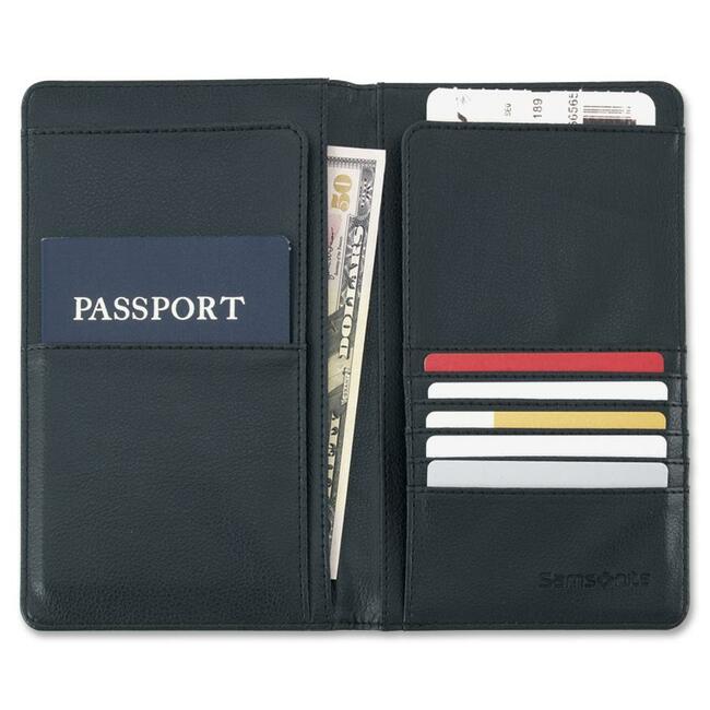 Samsonite Carrying Case (Wallet) for Travel Essential - Black
