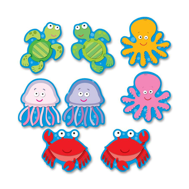 Carson-Dellosa Sea Life Cut-outs Bulletin Board Set