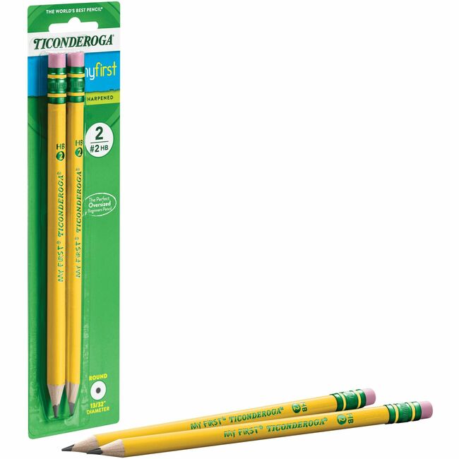 Ticonderoga My First Large Beginner No. 2 Pencils