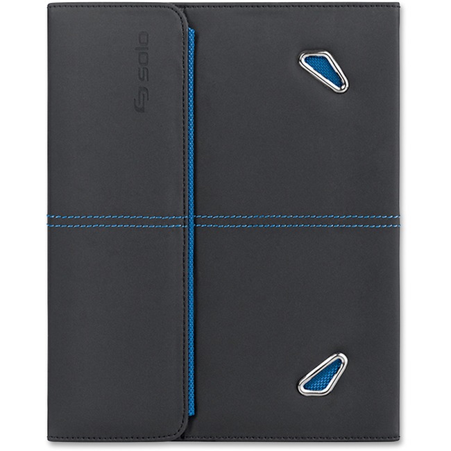 Solo Tech Carrying Case iPad - Black, Blue