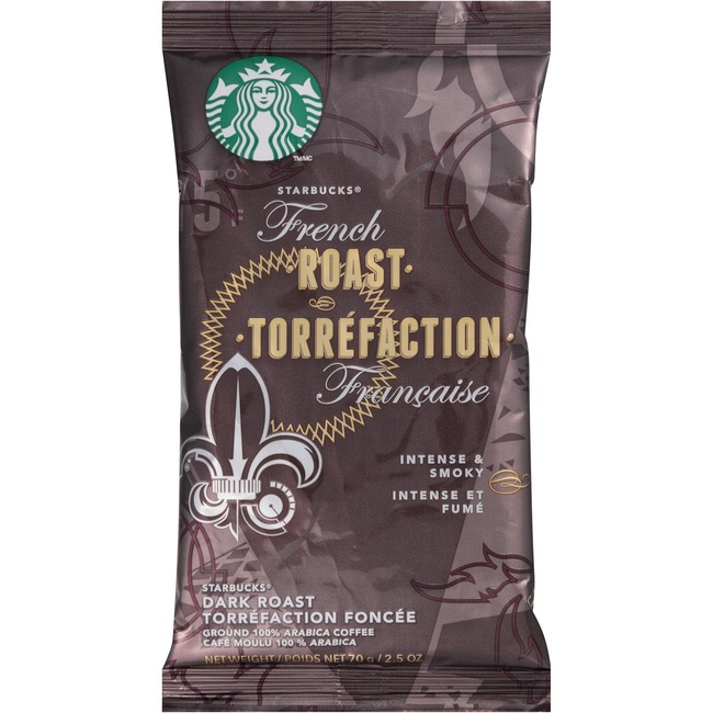 Starbucks French Roast Ground Coffee Packets Portion Pack