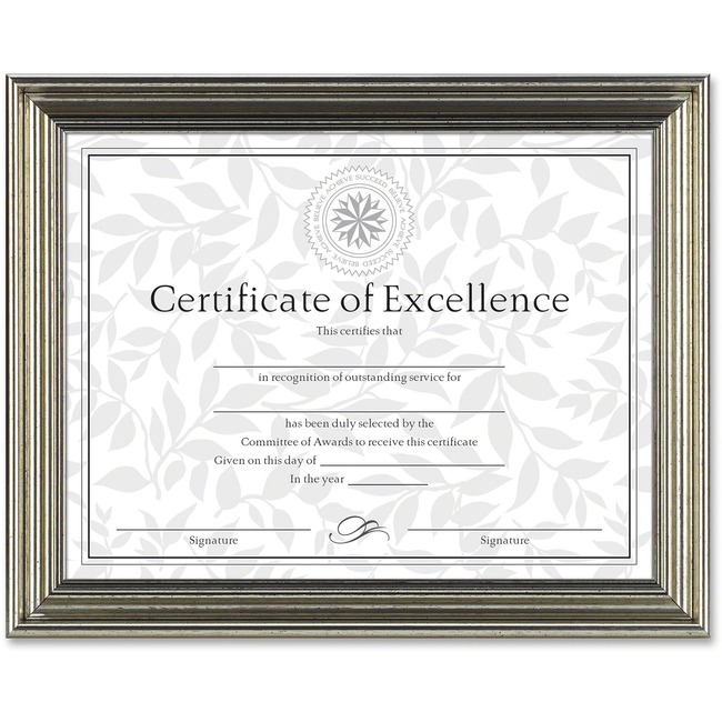 Dax Burns Grp. Antique-colored Certificate Frame