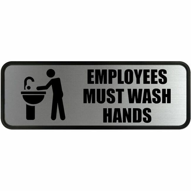 COSCO Employee Wash Hands Sign