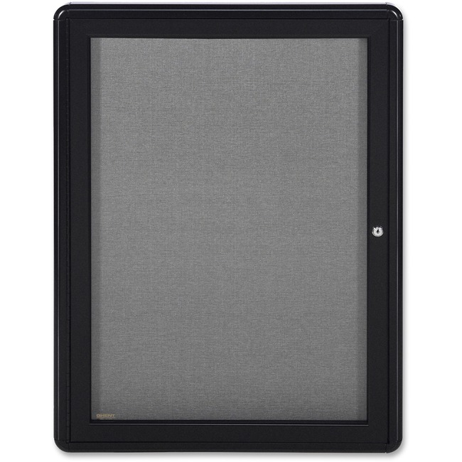 Ghent 1-door Ovation Enclosed Fabric Tackboard