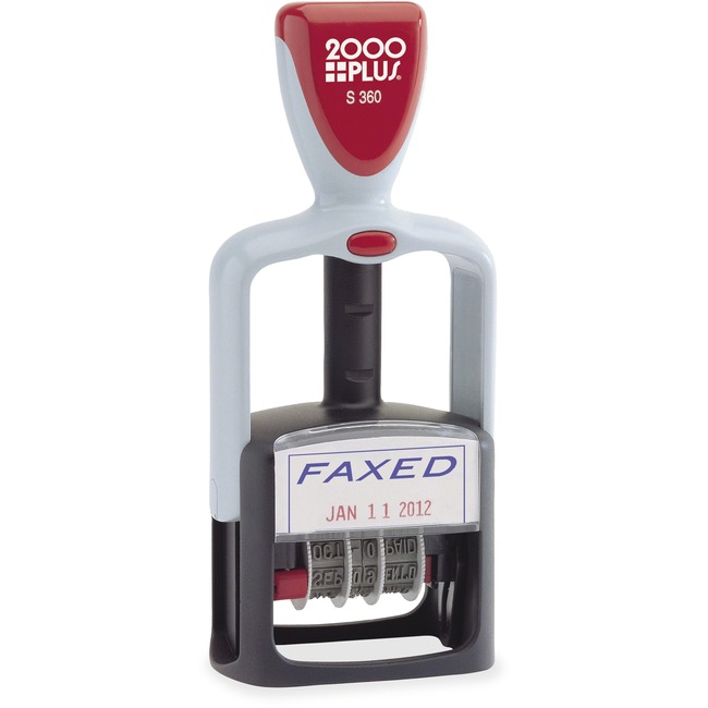 Consolidated Stamp 2-color Self-inking Word Dater