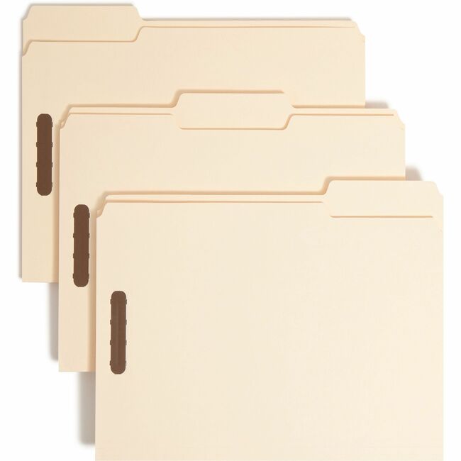 Smead Heavy-Duty Manila Fastener Folders