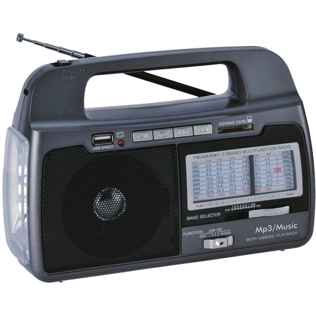 Supersonic 9 Band AM/FM/SW1-7 Portable Radio