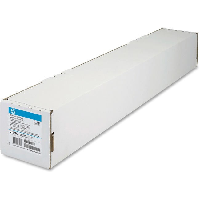 HP Universal Inkjet Print Bond Paper - 90% Opacity - 36" x 150 ft - 21 lb Basis Weight - Matte - 1 Roll - White