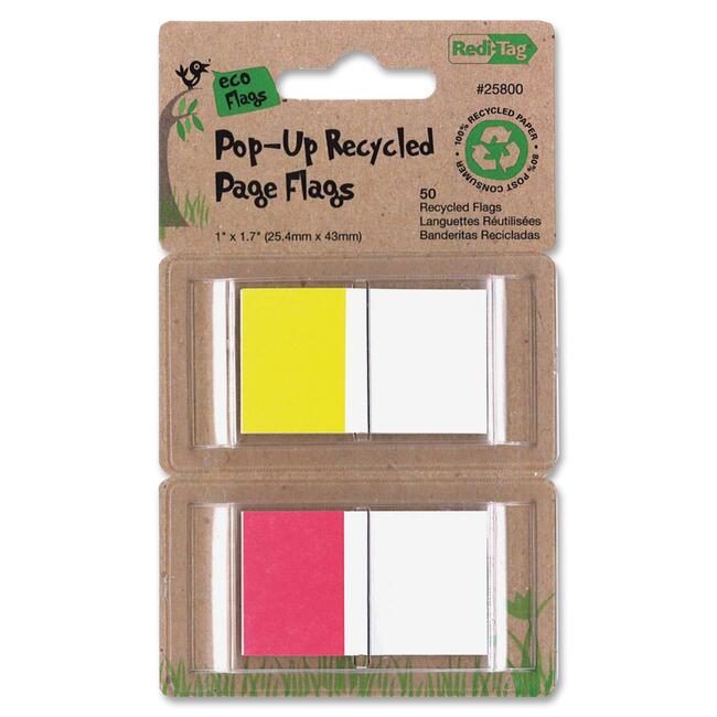 Redi-Tag Pop-up Recycled Page Flags