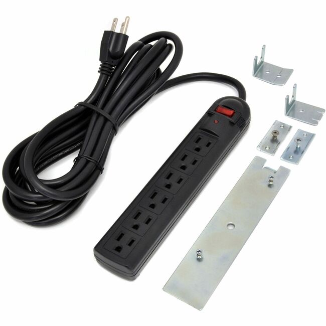 Ergotron Power Strip, 15 Amp with Six Outlets