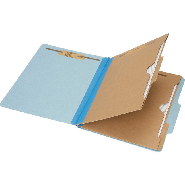 SKILCRAFT Pocket Style 6-part Letter Classification Folders