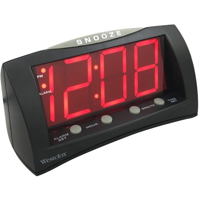 NEW Westclox 66705A Table Clock Extra Large Display AlarmClock | eBay