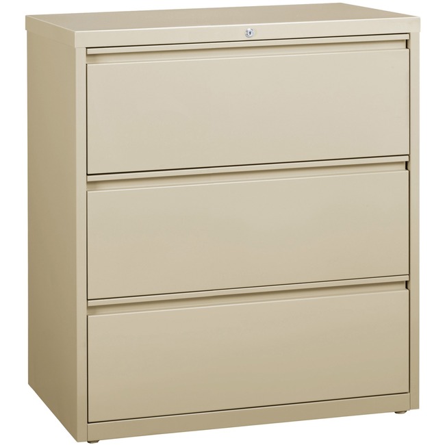 Lorell 3-Drawer Putty Lateral Files