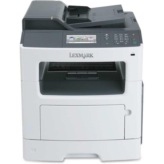 Lexmark MX410DE Laser Multifunction Printer - Monochrome - Plain Paper Print - Desktop
