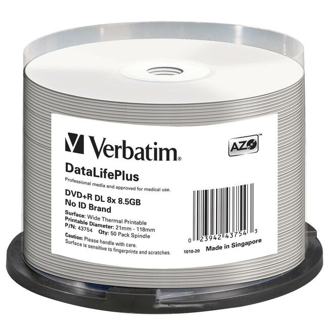 Verbatim DataLifePlus DVD Recordable Media