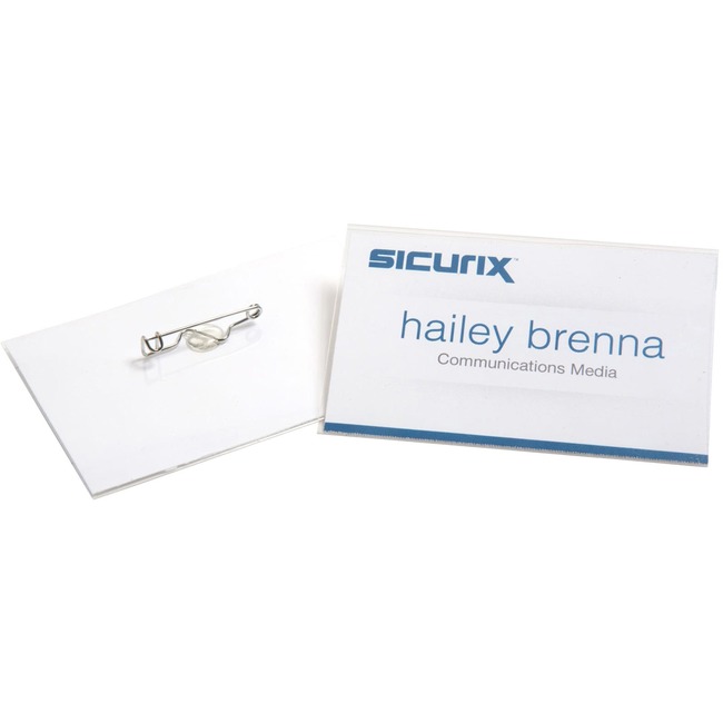 SICURIX Pin-Style Name Badge Kit