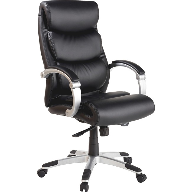 Lorell Executive Bonded Leather High-back Chair