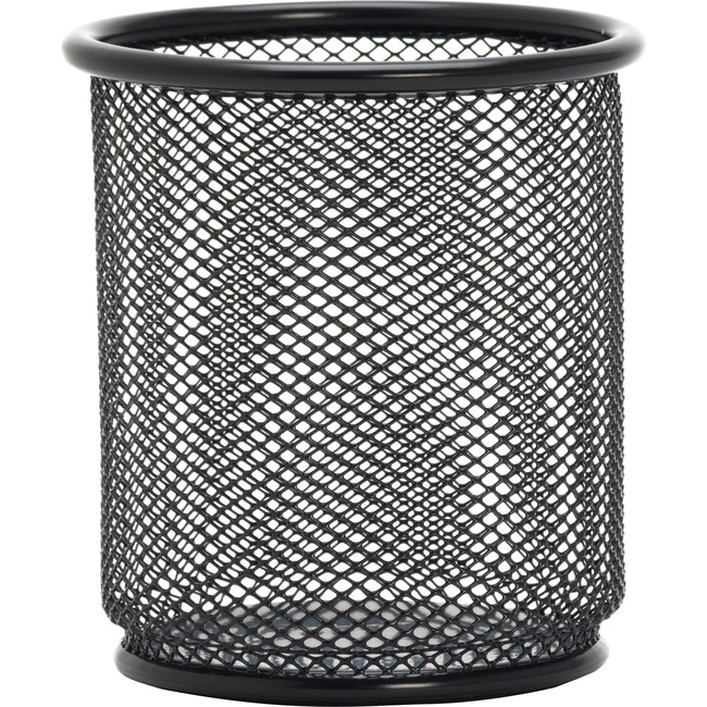 Lorell Black Mesh/Wire Pencil Cup Holder