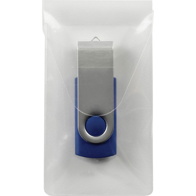 Smead Self-Adhesive Poly USB Flash Drive Pocket