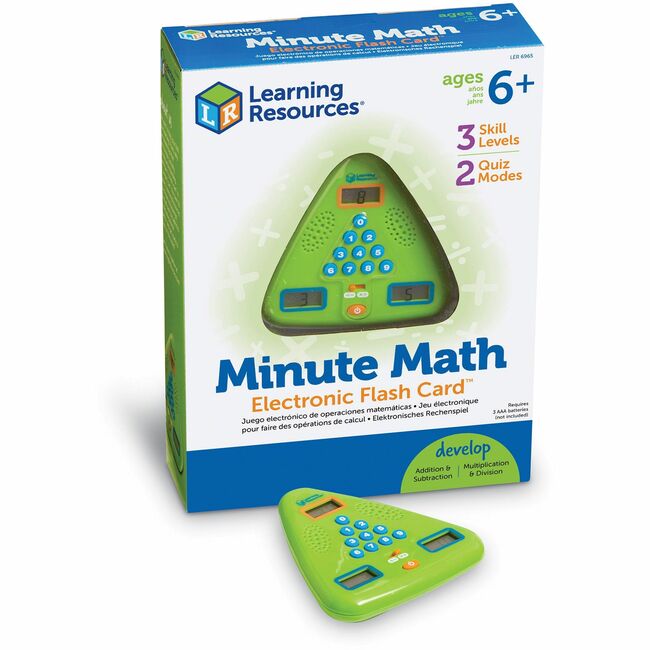 Learning Resources Minute Math Electronic Flash Card