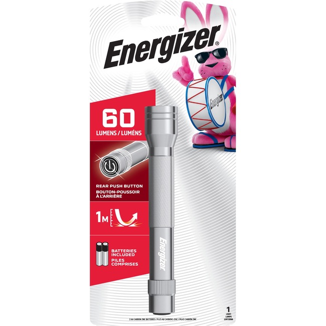 Energizer LED Metal Flashlight with Batteries