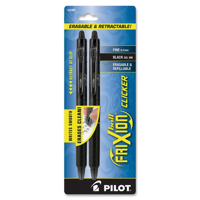 FriXion .7mm Clicker Erasable Gel Pens