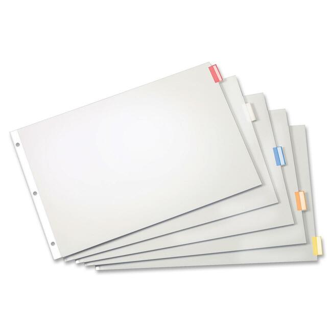 Cardinal Multicolor Insertable Index Dividers