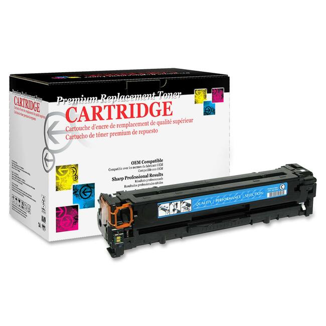 West Point Remanufactured Toner Cartridge - Alternative for HP 125A (CB541A)