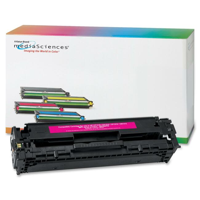 Media Sciences Toner Cartridge - Alternative for HP (CB543A)