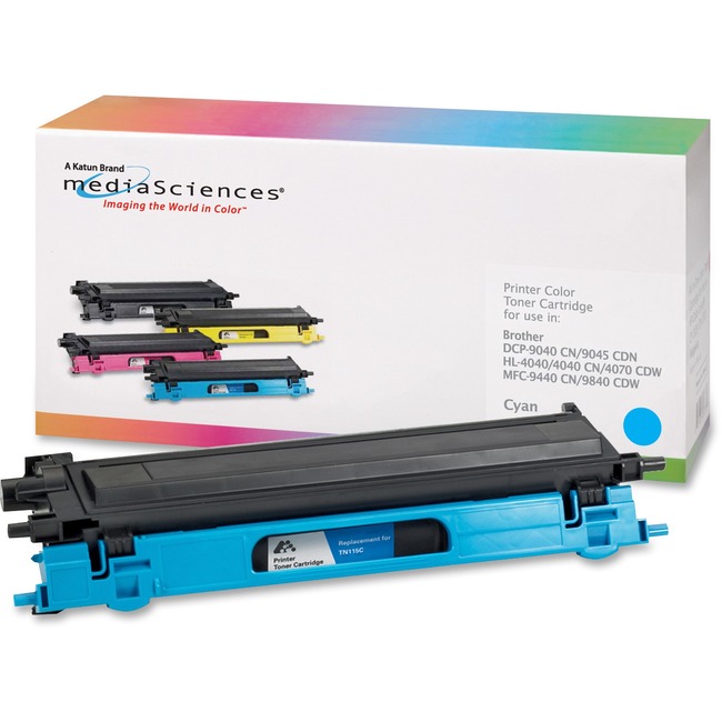 Media Sciences Remanufactured Toner Cartridge - Alternative for Brother (TN115C)