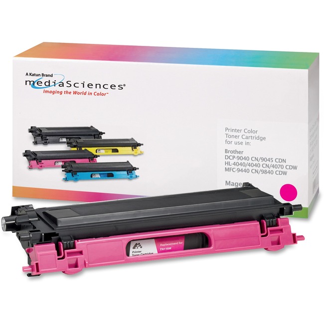 Media Sciences Remanufactured Toner Cartridge - Alternative for Brother (TN115M)