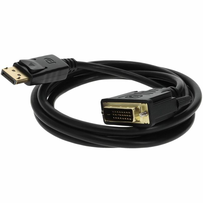 AddOn 6ft (1.8M) Displayport to DVI Converter Cable - Male to Male