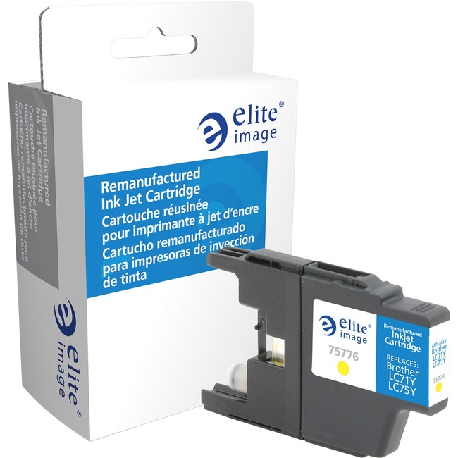 Elite Image Remanufactured Ink Cartridge - Alternative for Brother (LC75Y)