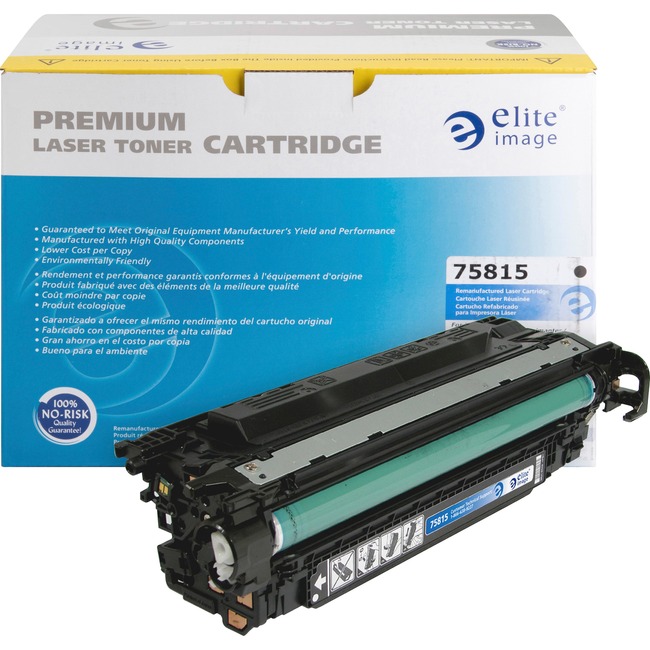 Elite Image Remanufactured Toner Cartridge - Alternative for HP 507A (CE400A)