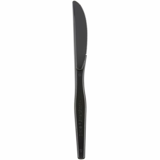 Dixie Ultra® Smartstock® Series-F Heavy-Weight Polystyrene Plastic Knife Refill by GP Pro (Georgia-Pacific), Black, 960 Knives/Case