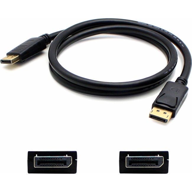 5PK 3ft DisplayPort 1.2 Male to DisplayPort 1.2 Male Black Cables For Resolution Up to 3840x2160 (4K UHD)