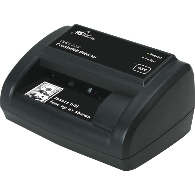 Royal Sovereign Quick scan counterfeit detector detects fake bills with 1/2 second scan time