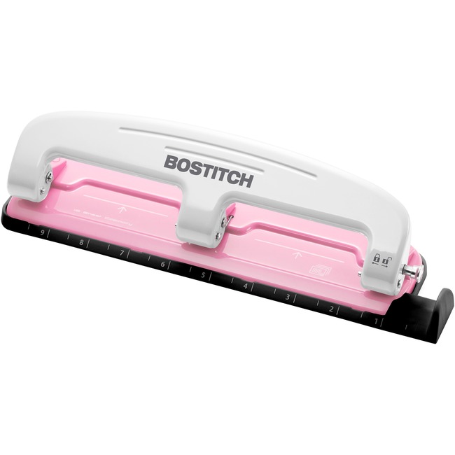 PaperPro BCA inCOURAGE 12 Pink 3-hole Punch