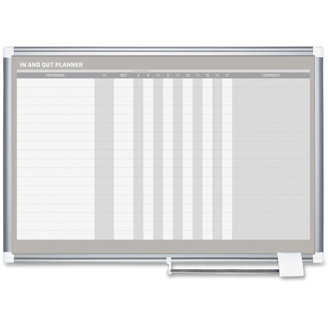 MasterVision MasterVision In/Out Dry-erase Row Planner