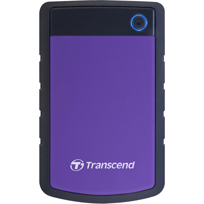 Transcend StoreJet 25H3P 2 TB Portable Hard Drive - 2.5" External - SATA - Purple - USB 3.0 - 5400rpm - 3 Year Warranty - 1 Pack