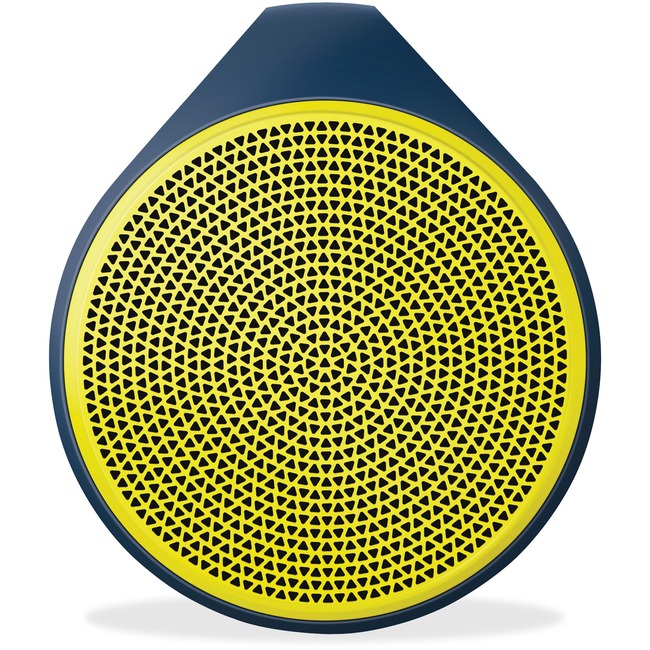 Logitech X100 Speaker System - Wireless Speaker(s) - Portable - Battery Rechargeable - Yellow