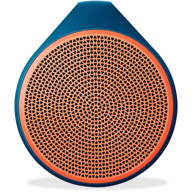 Logitech X100 Speaker System - Wireless Speaker(s) - Portable - Battery Rechargeable - Orange