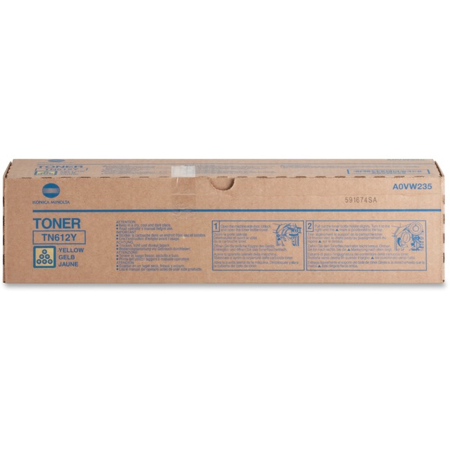 Konica Minolta TN-612Y Original Toner Cartridge