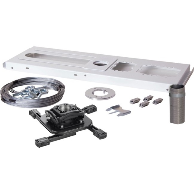 Chief Mini Elite Universal Projector Kit - Includes Projector Mount, Extension Column, and Ceiling Kit - White