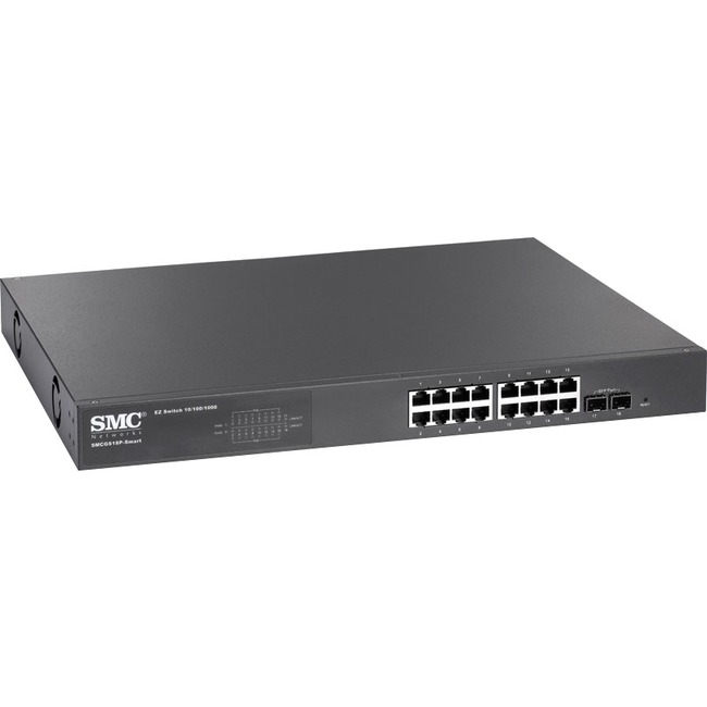 SMC Networks EZ Switch 10/100/1000 16 Port Gigabit Web Managed