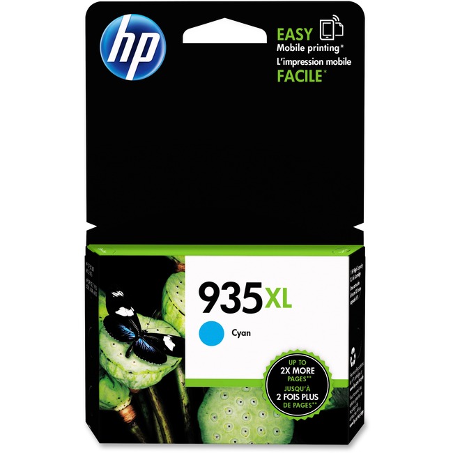 Hewlett Packard - HP 935XL High Yield Cyan Original Ink Cartridge