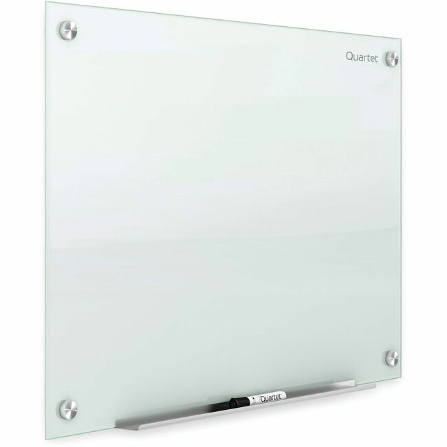 Quartet Infinity™ Glass Magnetic Dry-Erase Board, 8' x 4', White Surface, Frameless