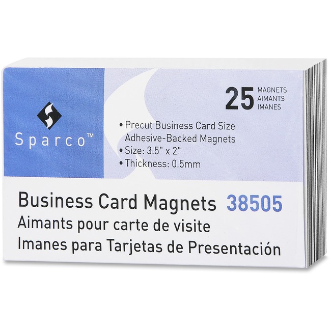 Sparco 38505 Business Card Magnets